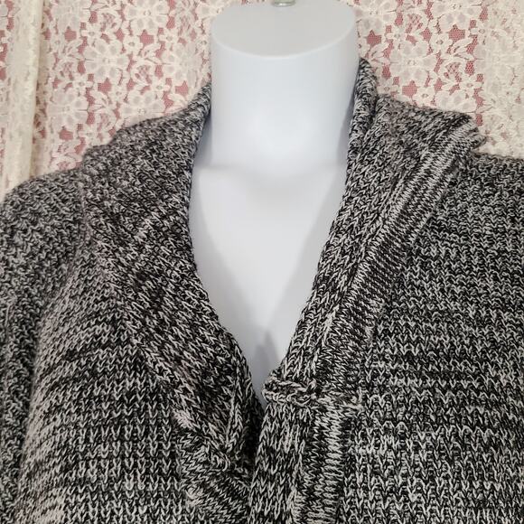 My Neighbor Totoro studio Ghibli gray Knit open front cardigan with hood size xl - Picture 7 of 12